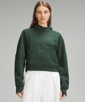 Sweats À Capuche Et Sweatshirts Lululemon Scuba Oversized Femme Vert | FR_LuLu89432