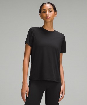 T Shirts Lululemon Ultralight Hip-Length Femme Noir | FR_LuLu91735