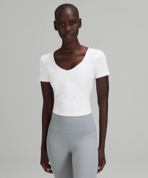 T Shirts Lululemon lululemon Align™ Femme Blanche | FR_LuLu74630