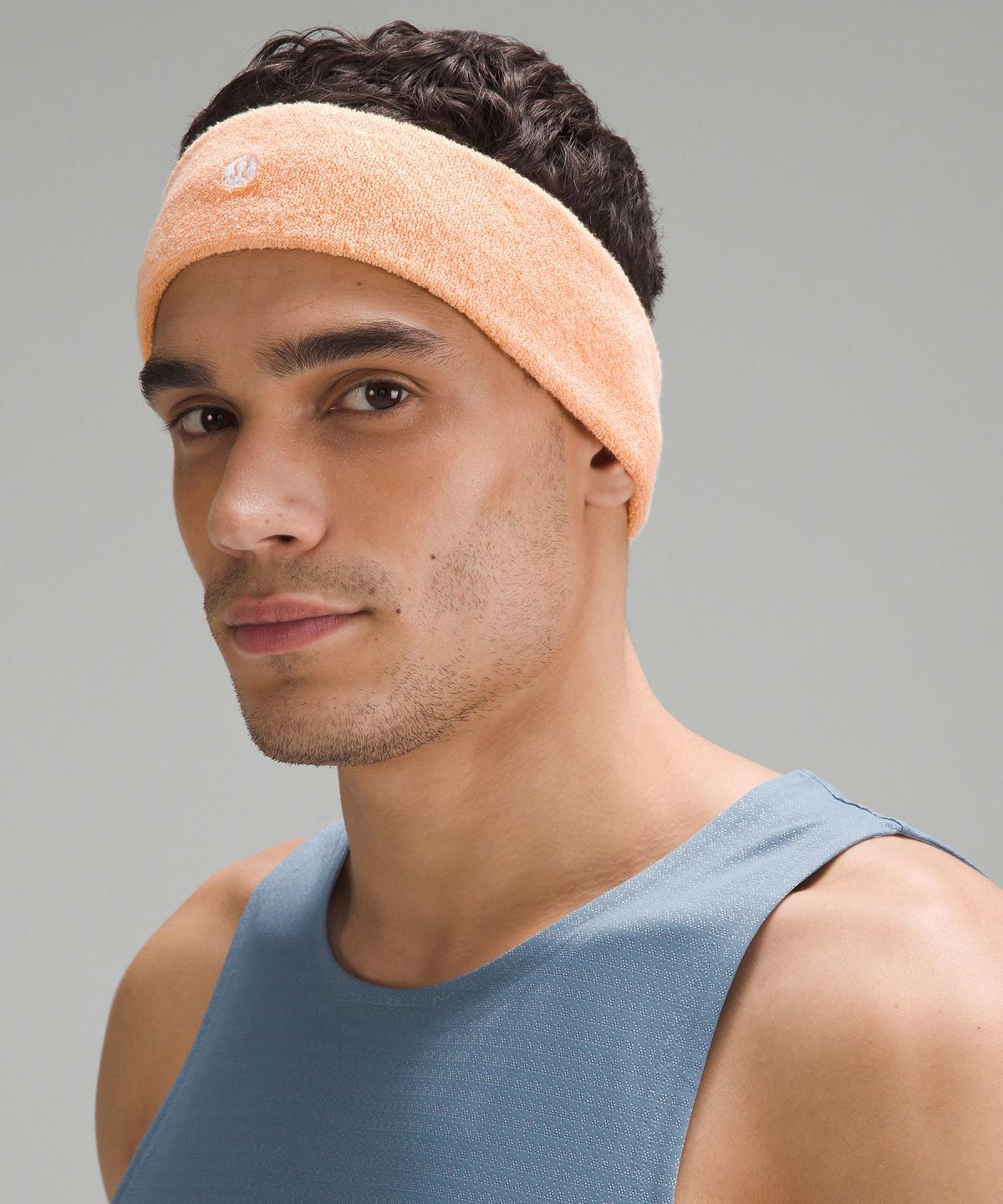 Accessoires Pour Cheveux Lululemon Cotton Terry Sweatband Femme Corail | FR_LuLu59760