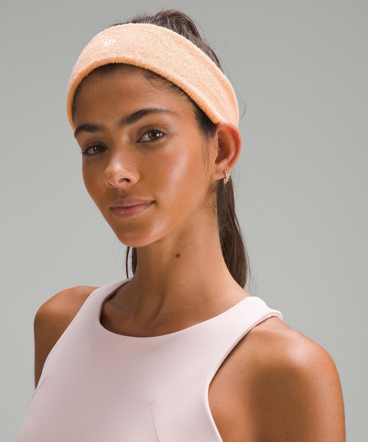 Accessoires Pour Cheveux Lululemon Cotton Terry Sweatband Femme Corail | FR_LuLu59760