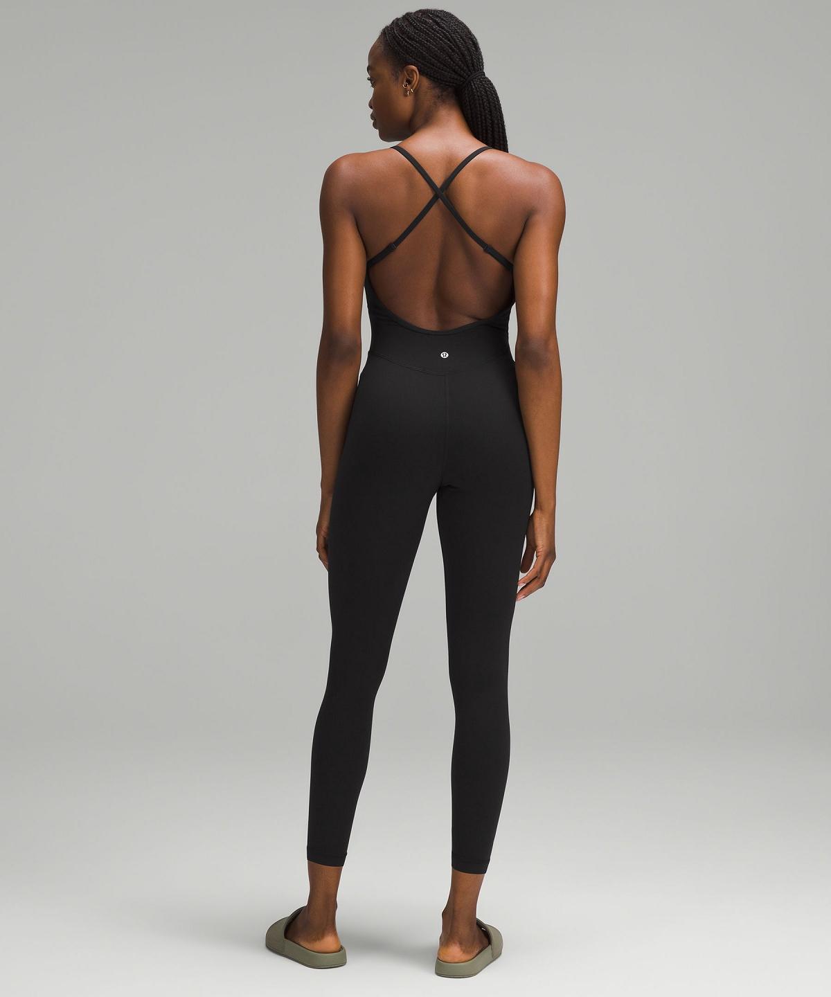 Body Lululemon Align™ Cross-Back 25" Femme Noir | FR_LuLu48663