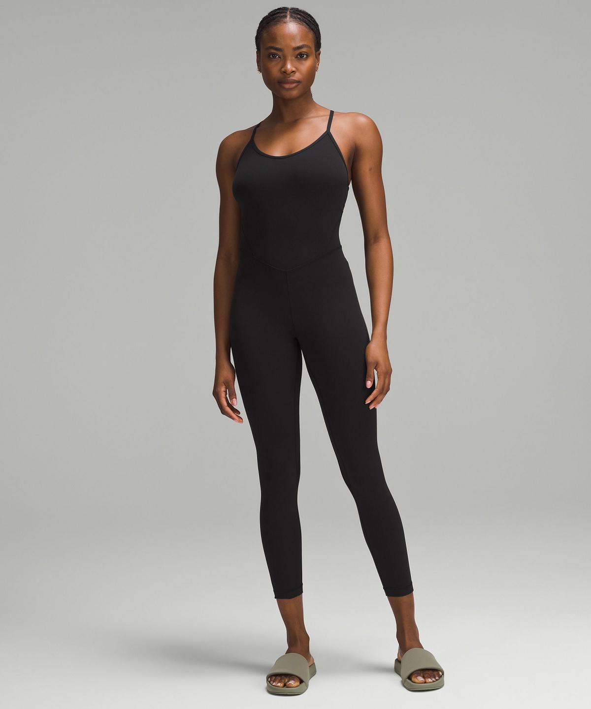 Body Lululemon Align™ Cross-Back 25" Femme Noir | FR_LuLu48663