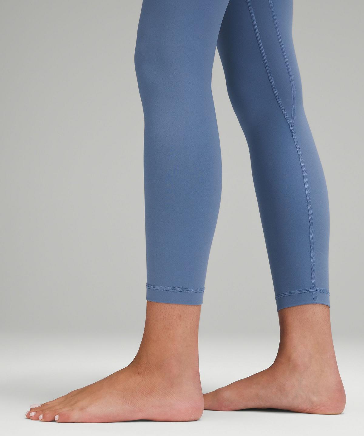 Body Lululemon Align™ Cross-Back 25" Femme Bleu | FR_LuLu60571