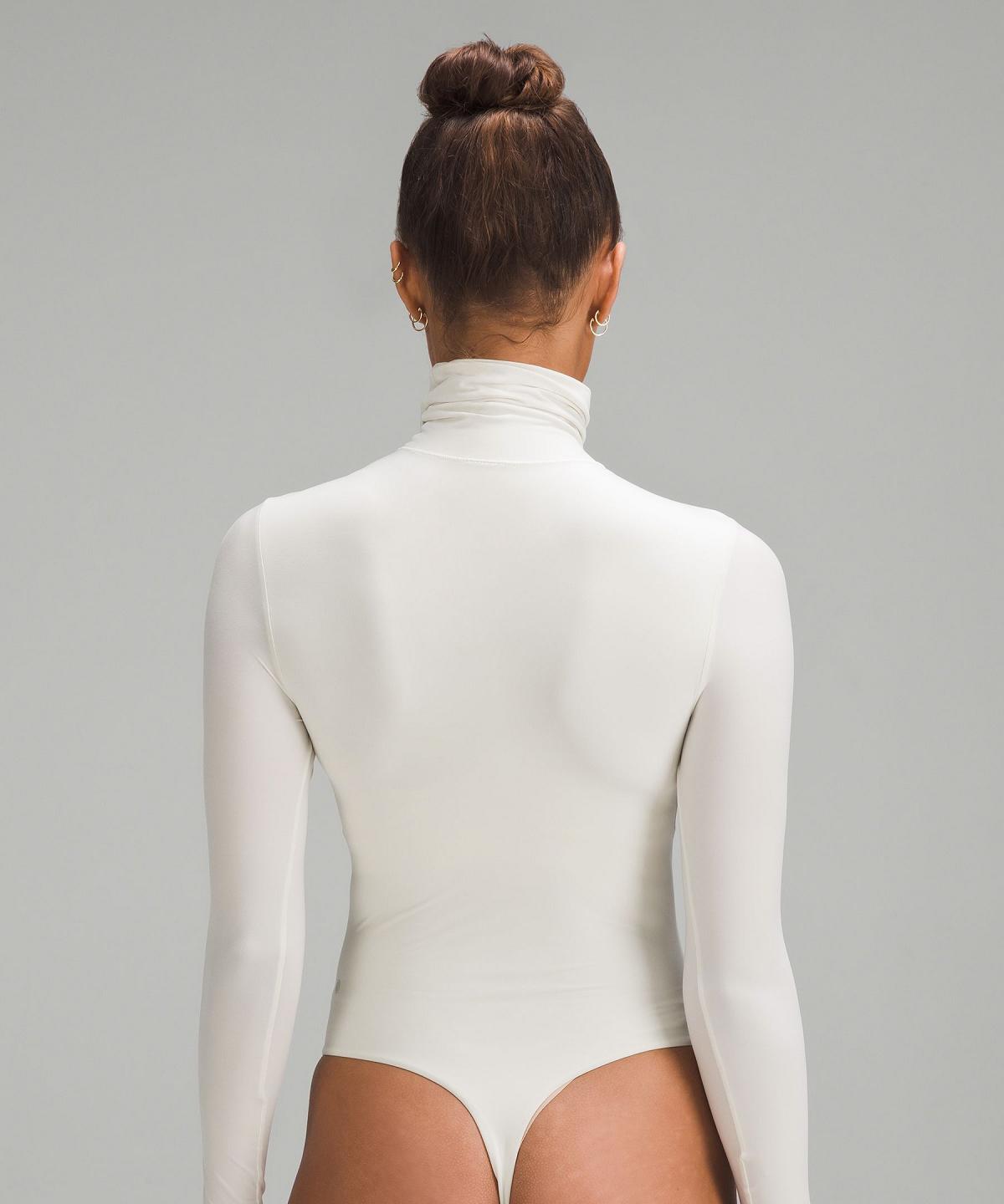 Body Lululemon Wundermost Ultra-Soft Nulu Turtleneck Femme Beige | FR_LuLu35754