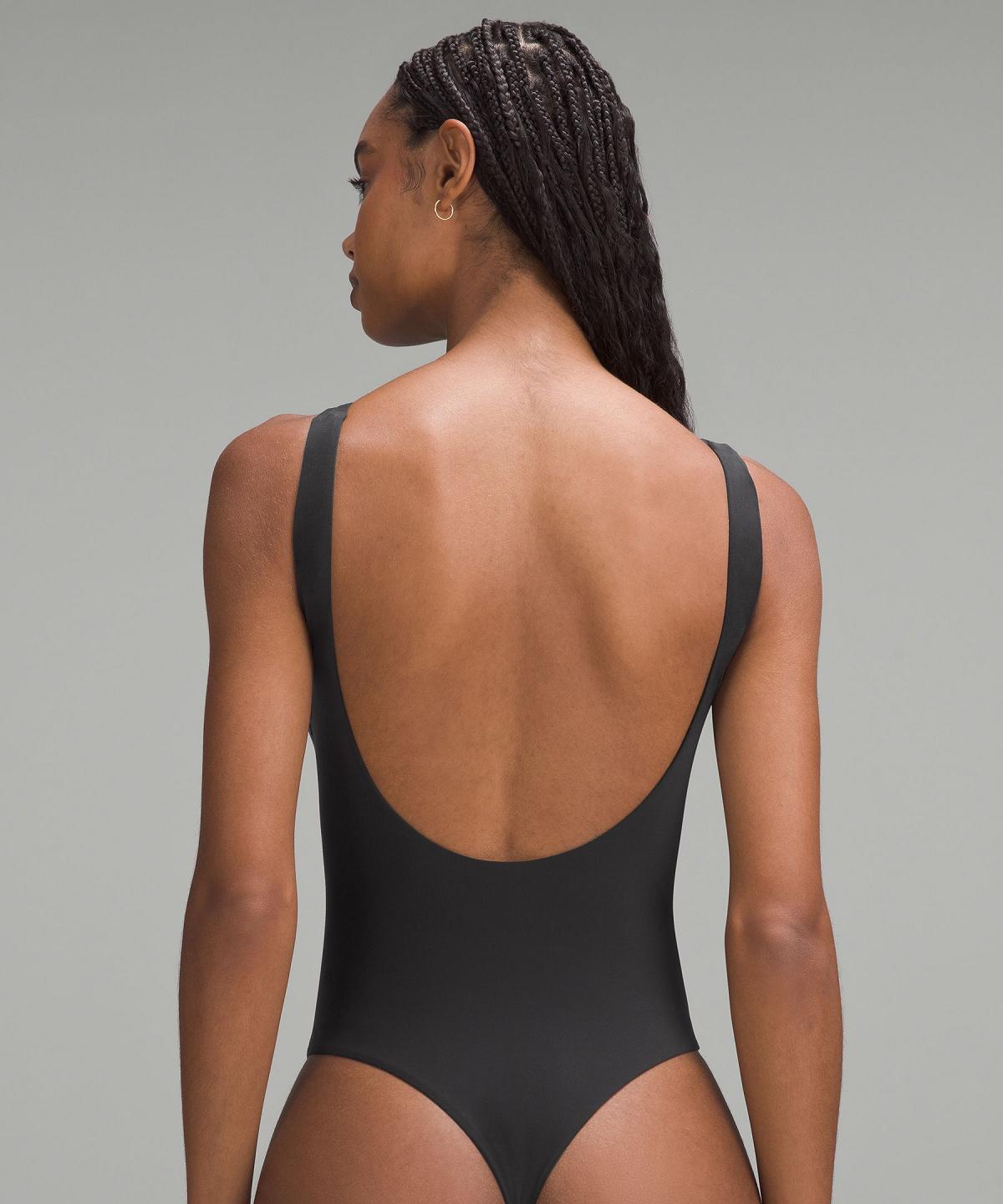 Body Lululemon Wundermost Ultra-Soft Nulu Super-High-Cut Femme Noir | FR_LuLu59503