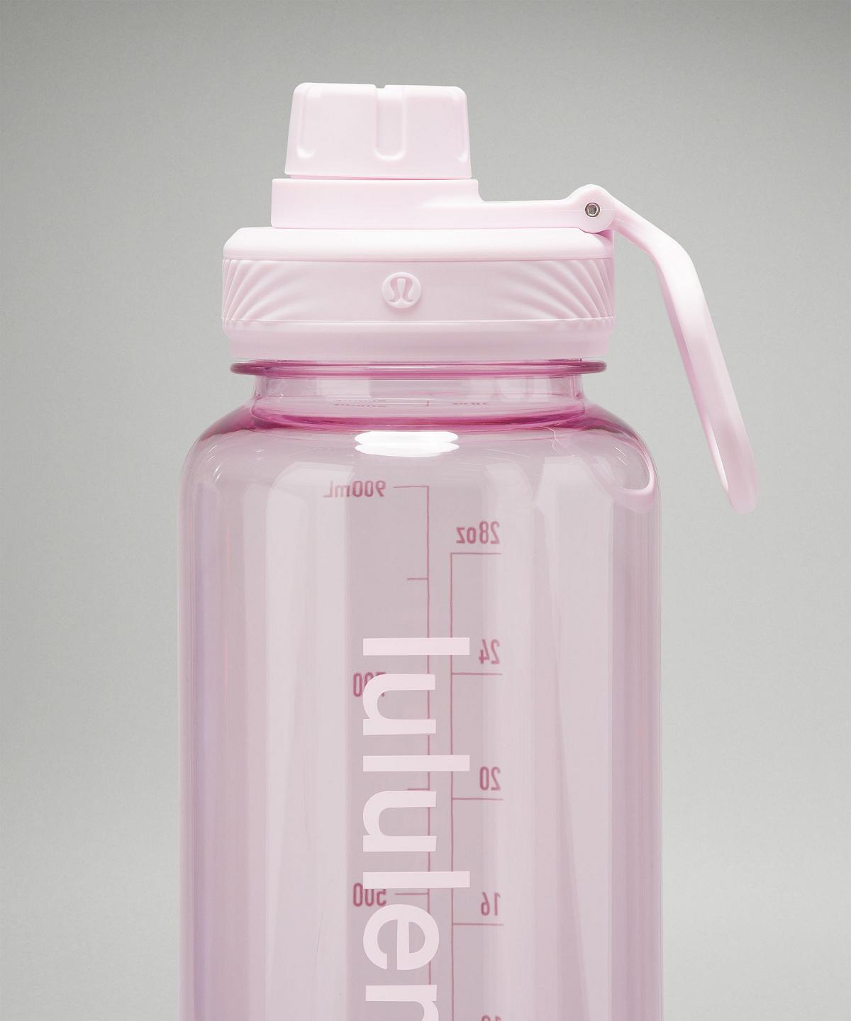 Bouteilles d'eau Lululemon Back to Life Clear Bottle 32oz Homme Rose | FR_LuLu24136