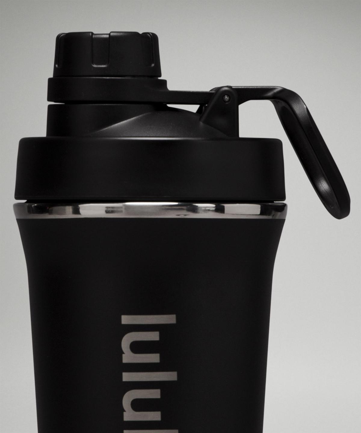 Bouteilles d'eau Lululemon Back to Life Shaker Bottle 24oz Femme Noir | FR_LuLu11850