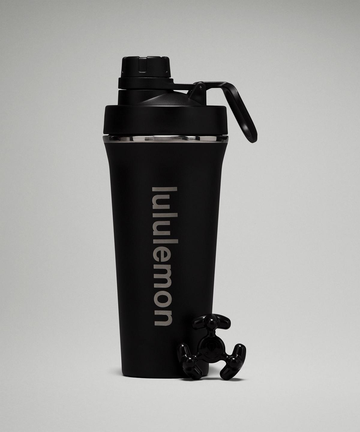 Bouteilles d\'eau Lululemon Back to Life Shaker Bottle 24oz Femme Noir | FR_LuLu11850