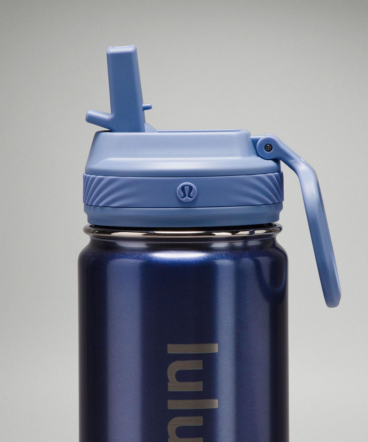 Bouteilles d'eau Lululemon Back to Life Sport Bottle 18oz Straw Lid Femme Bleu Beige | FR_LuLu89160