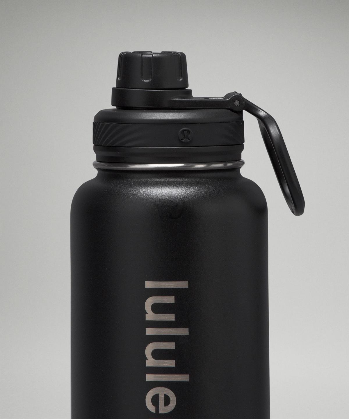 Bouteilles d'eau Lululemon Back to Life Sport Bottle 32oz Femme Noir | FR_LuLu19947