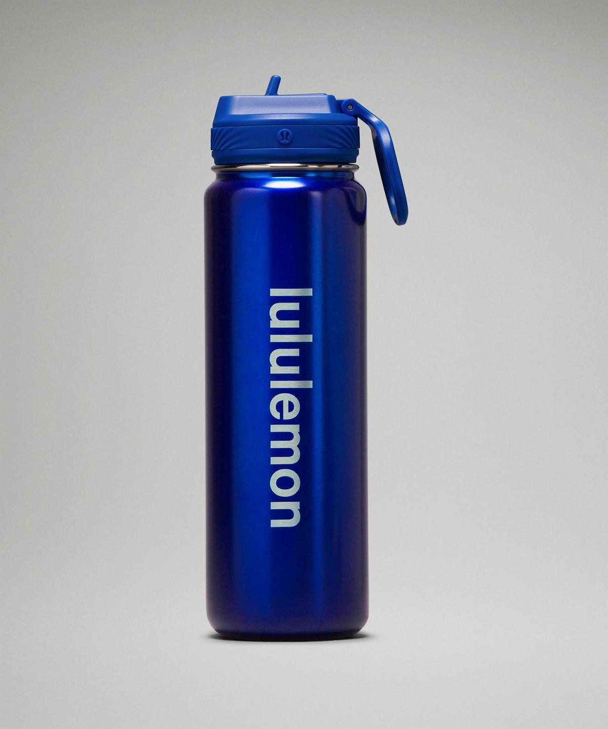 Bouteilles d\'eau Lululemon Back to Life Sport Bottle 24oz Homme Bleu | FR_LuLu14819