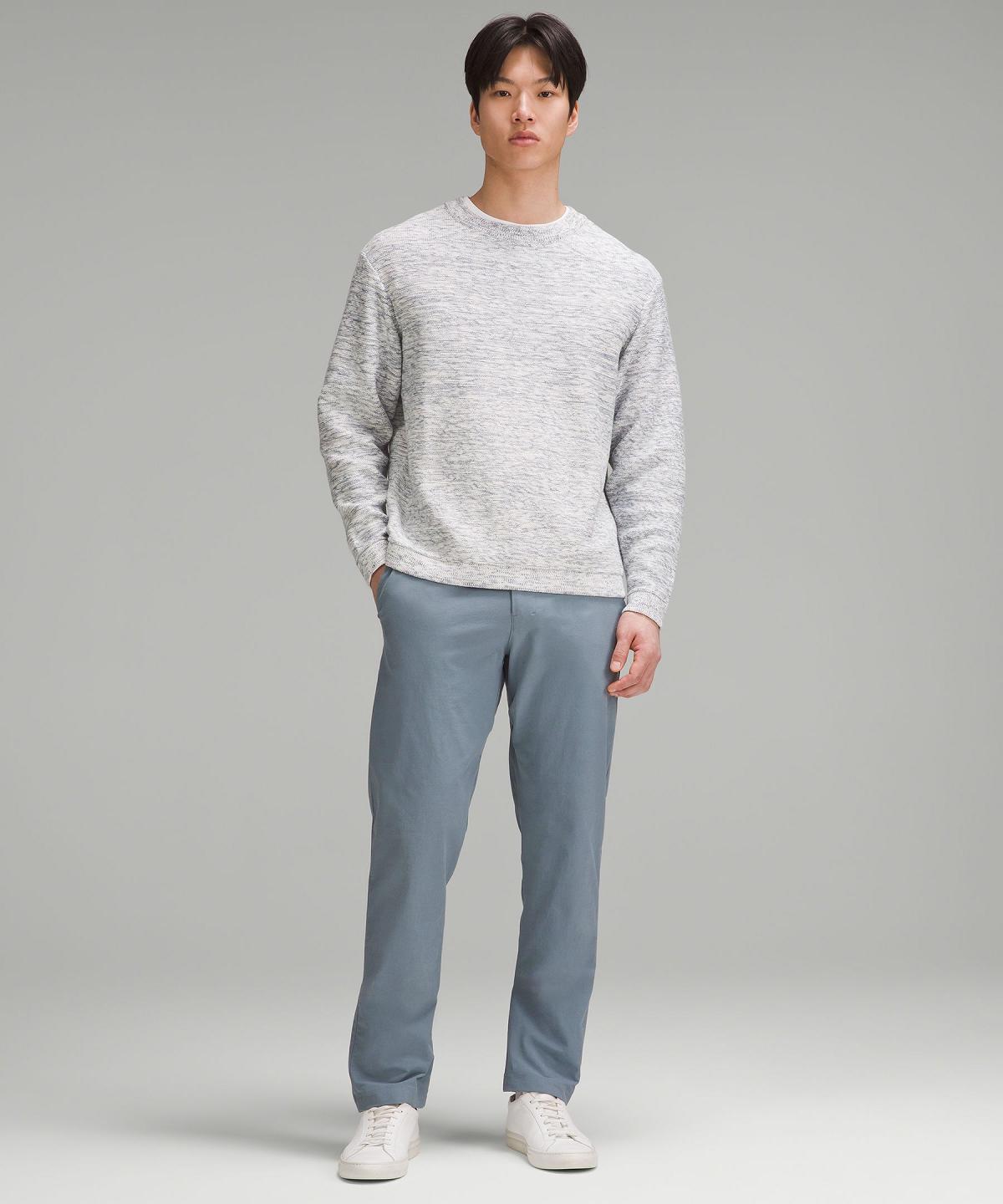 Chandails Lululemon Relaxed-Fit Crewneck Knit Homme Grise | FR_LuLu42689