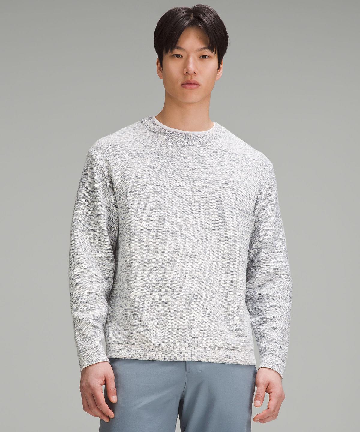 Chandails Lululemon Relaxed-Fit Crewneck Knit Homme Grise | FR_LuLu42689