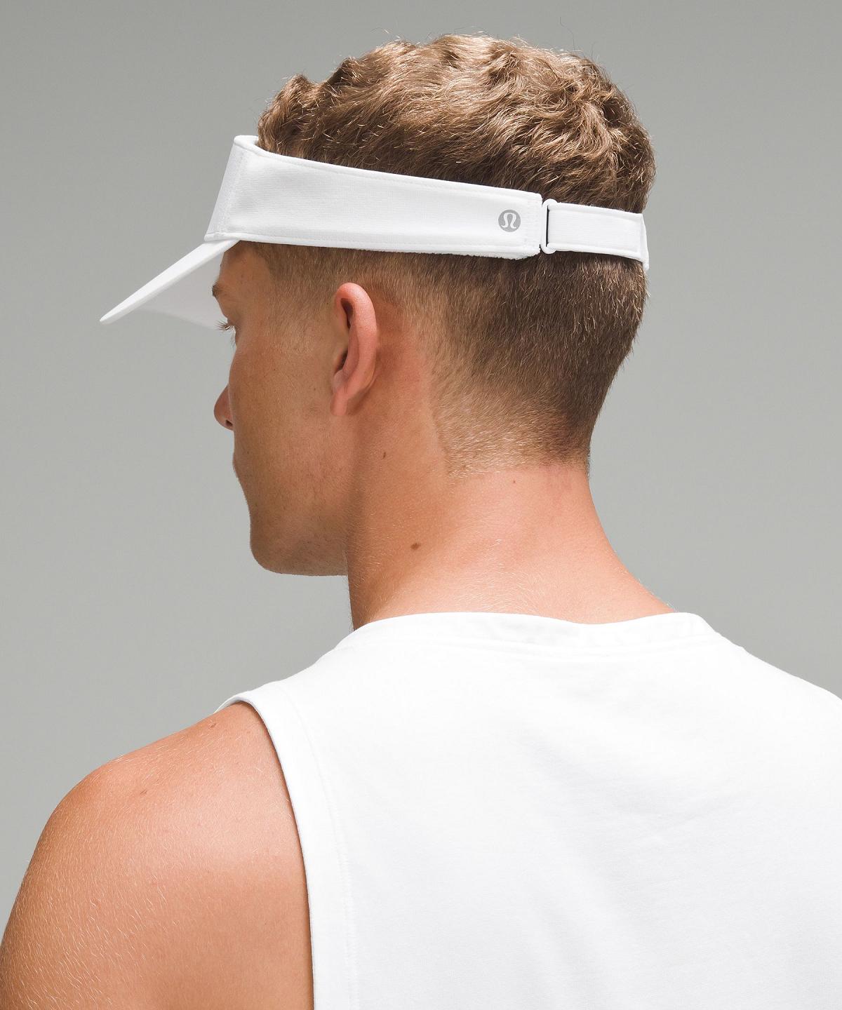 Chapeaux Lululemon Removable Sweatband All-Sport Visor Homme Blanche | FR_LuLu19578