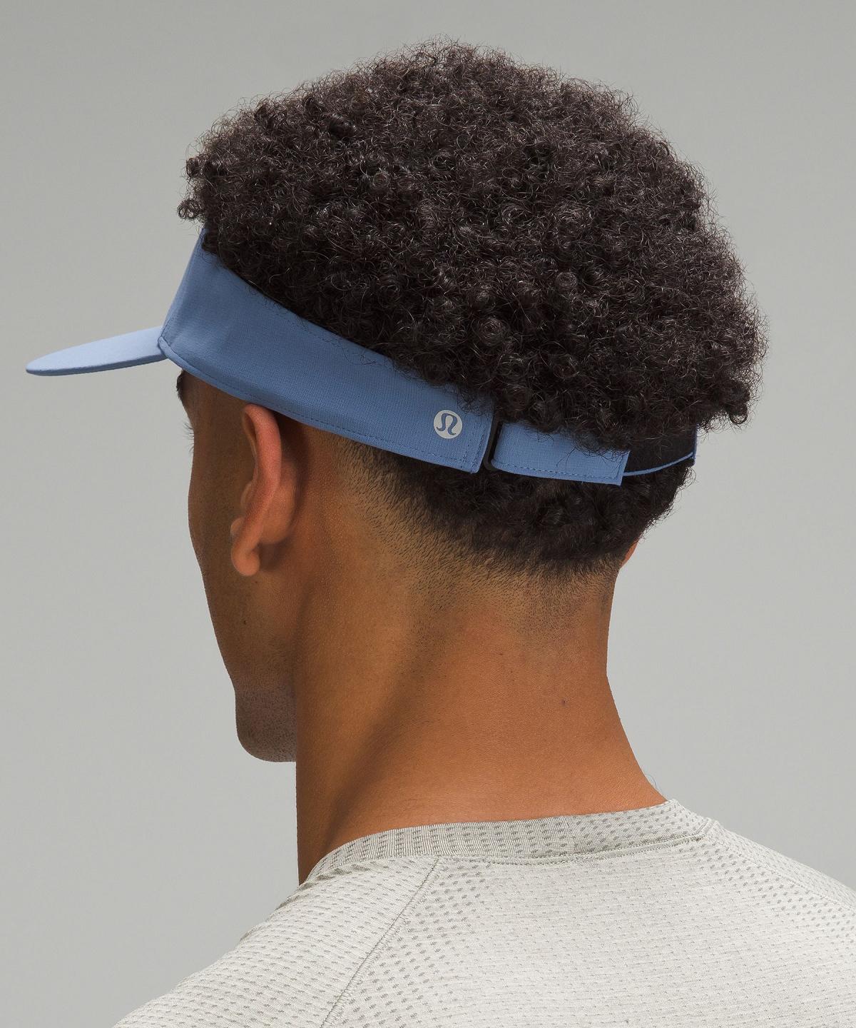 Chapeaux Lululemon Removable Sweatband All-Sport Visor Homme Bleu | FR_LuLu94503