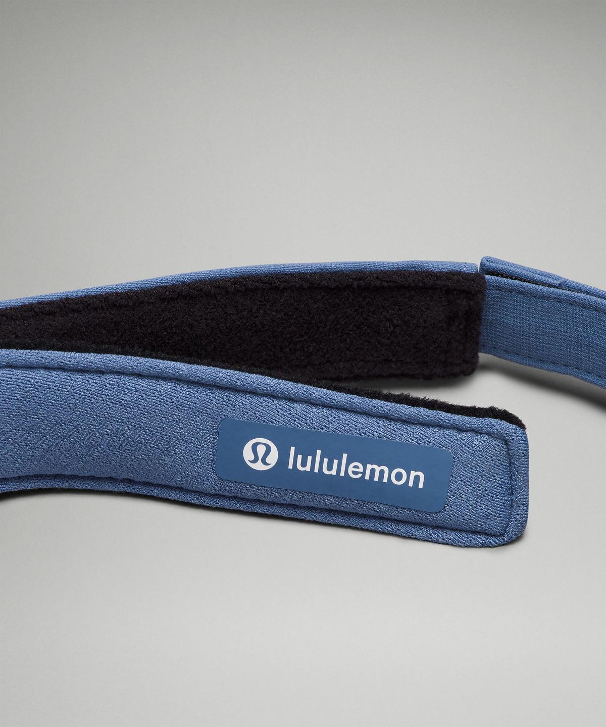 Chapeaux Lululemon Removable Sweatband All-Sport Visor Homme Bleu | FR_LuLu94503