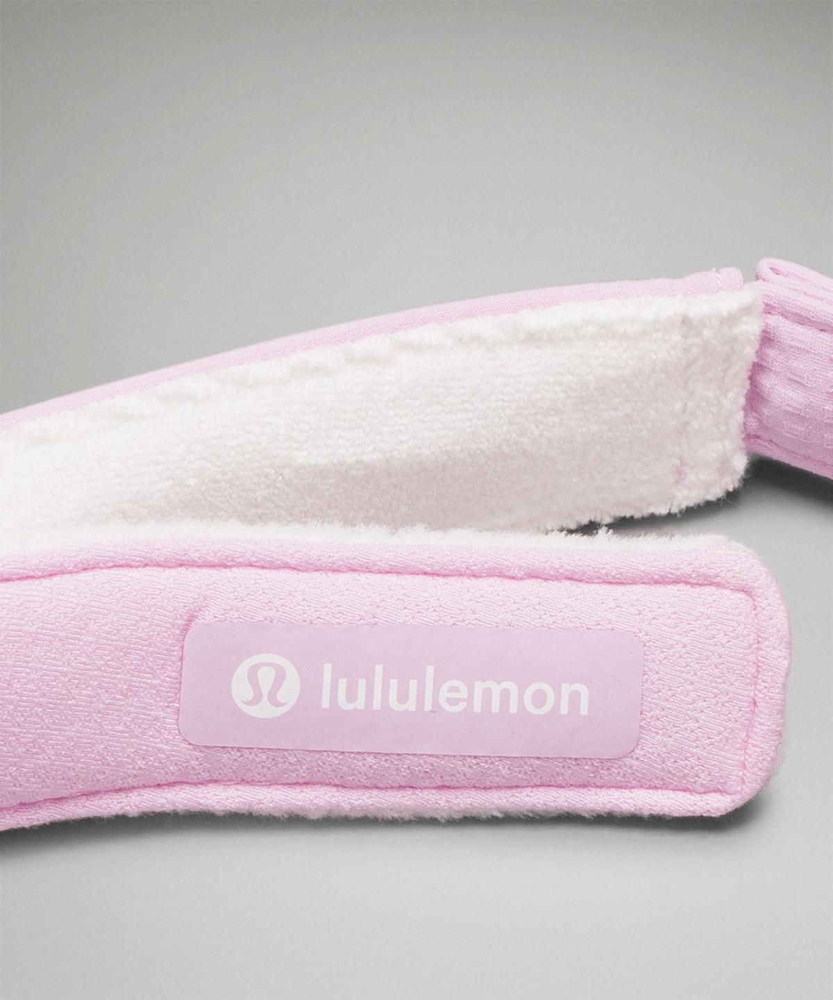 Chapeaux Lululemon Removable Sweatband All-Sport Visor Homme Rose | FR_LuLu22699