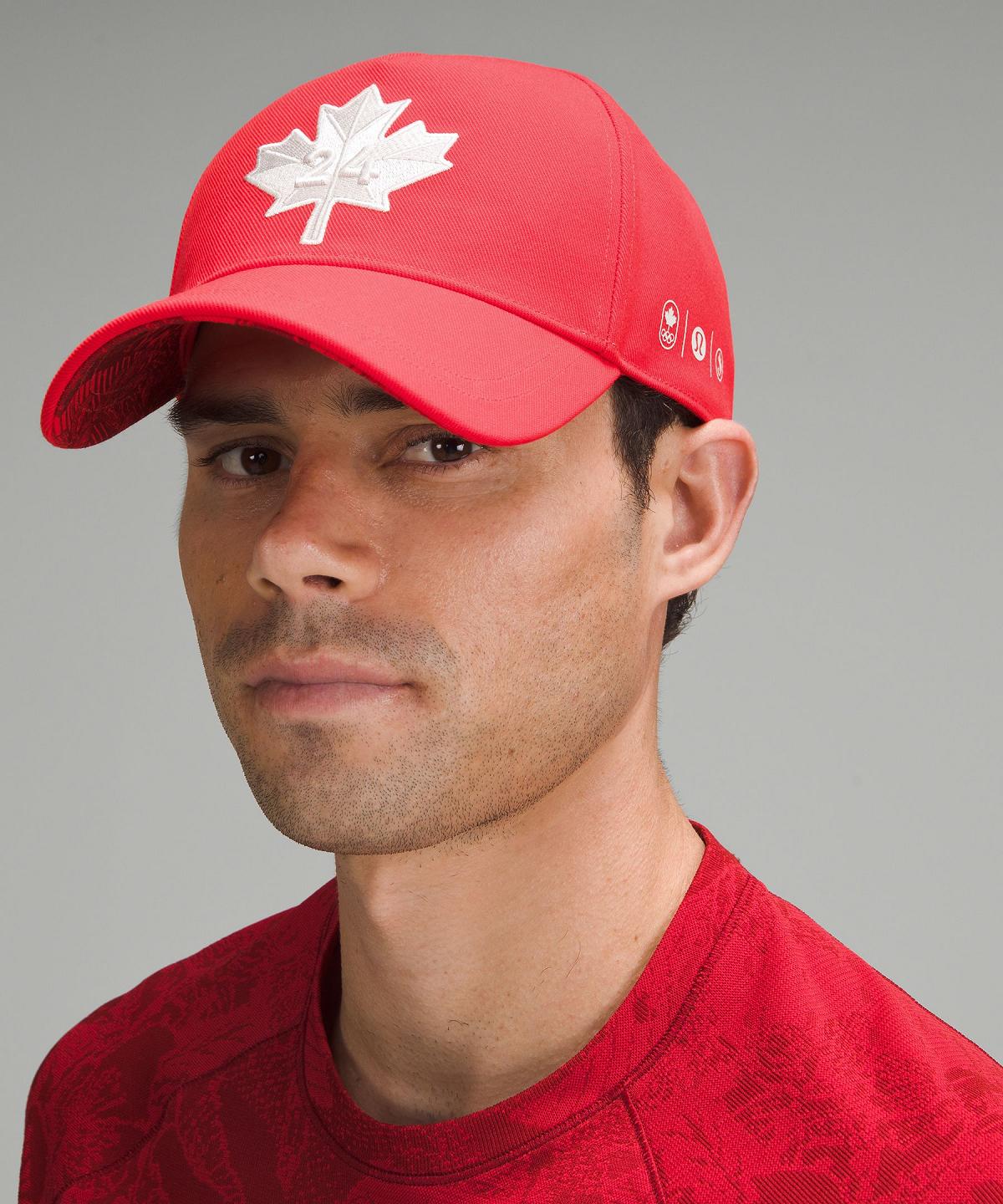 Chapeaux Lululemon Team Canada Future Legacy Ball Homme Rouge Blanche | FR_LuLu87521