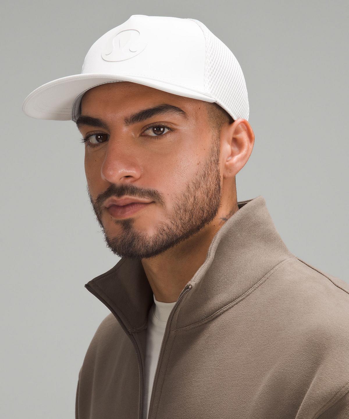 Chapeaux Lululemon Trucker Homme Beige Blanche | FR_LuLu97354