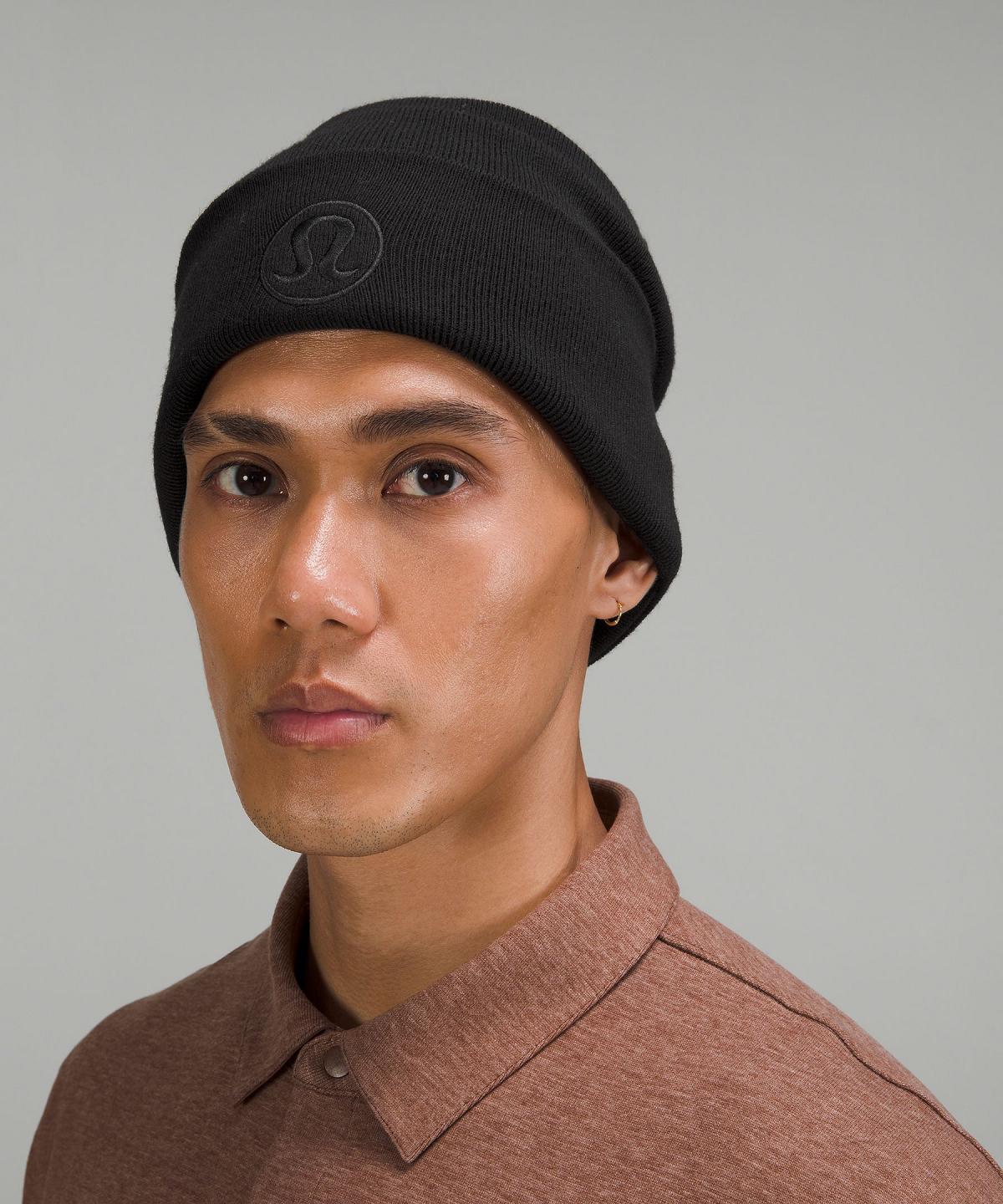 Chapeaux Lululemon Warm Revelation Homme Noir | FR_LuLu80916