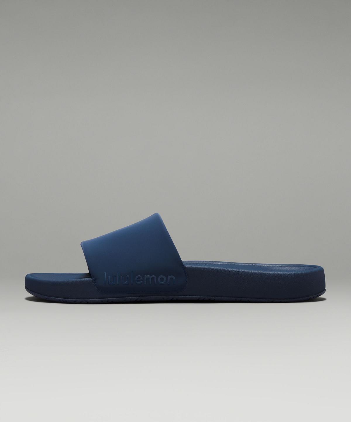 Chaussure Lululemon Restfeel Slide Homme Bleu | FR_LuLu63574