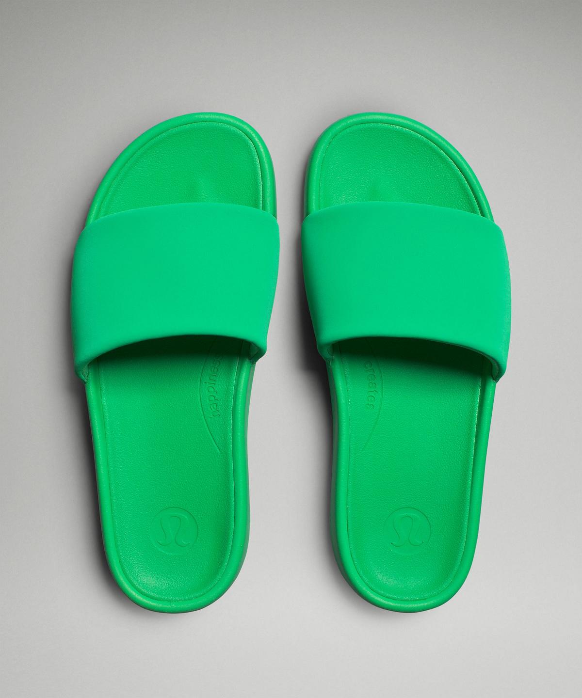 Chaussure Lululemon Restfeel Women's Slide Femme Vert | FR_LuLu91892