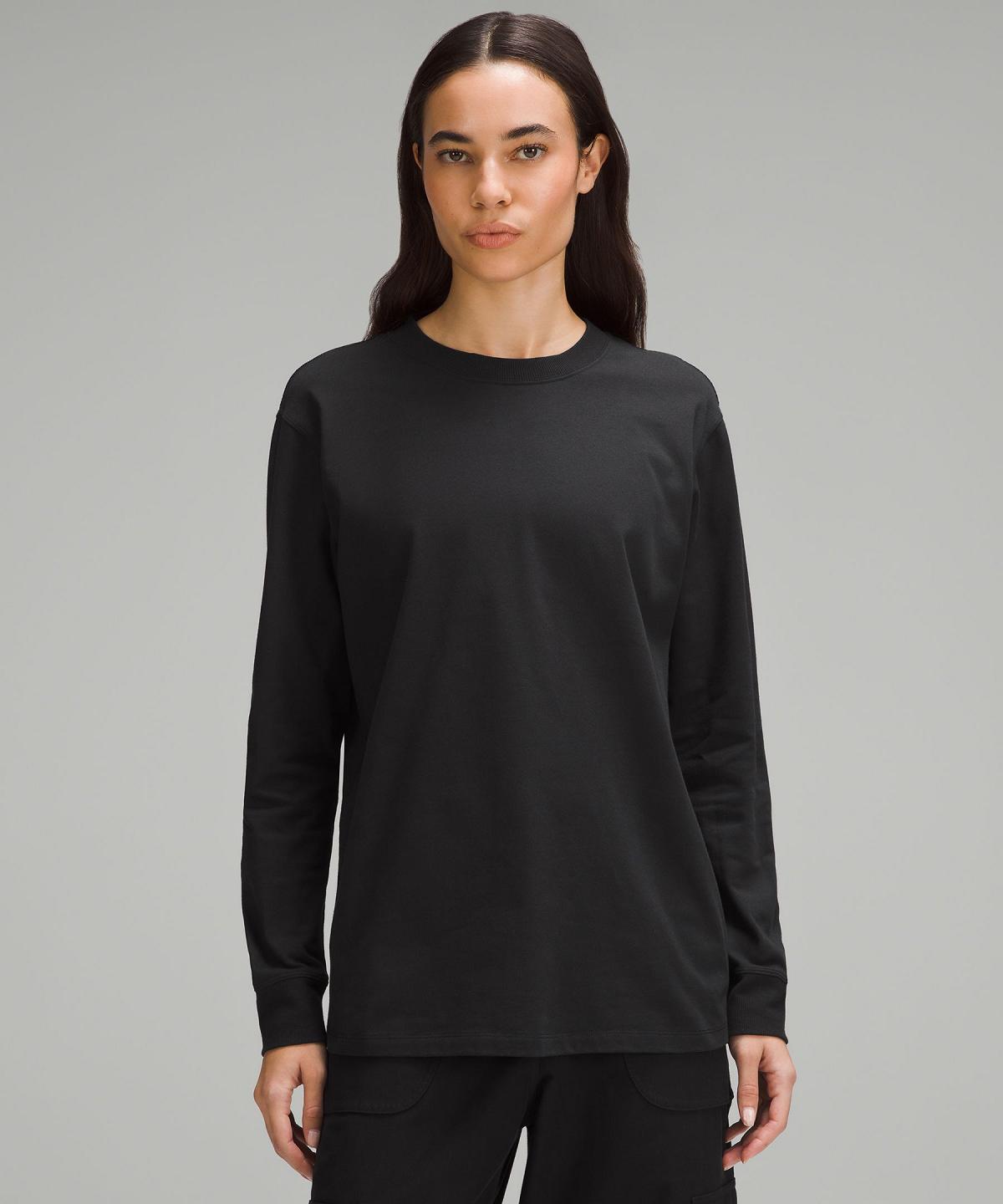 Chemise À Manches Longues Lululemon All Yours Heavyweight Femme Noir | FR_LuLu12508