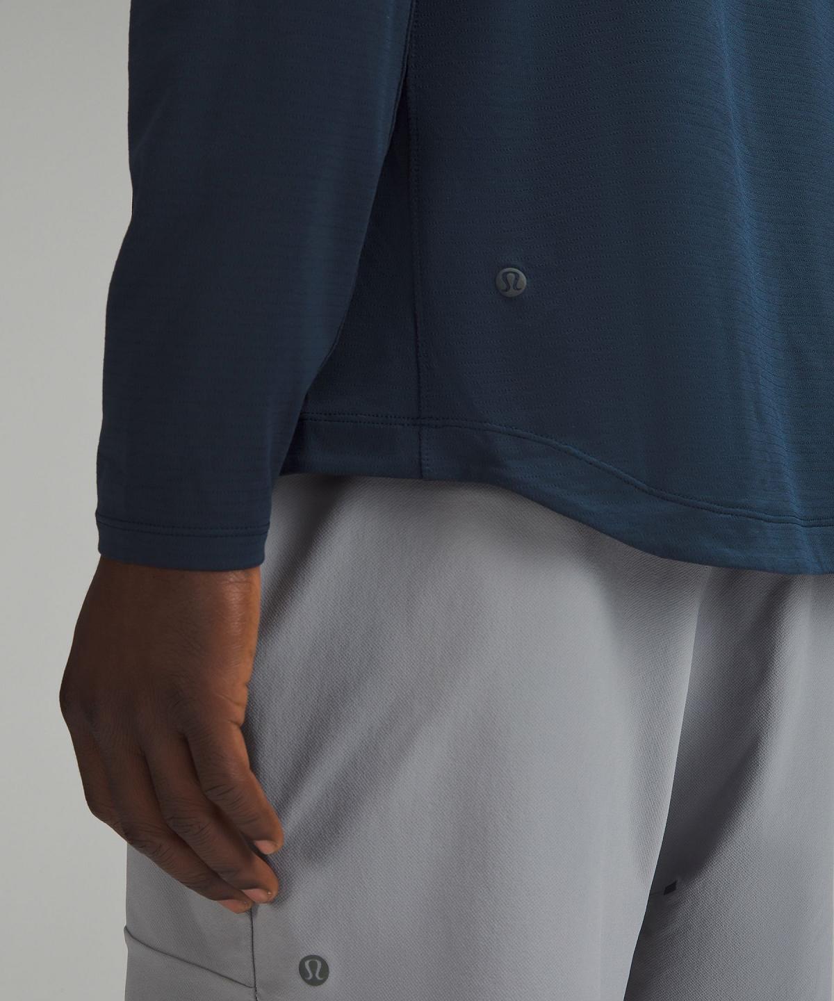 Chemise À Manches Longues Lululemon License to Train Homme Bleu Marine | FR_LuLu96992