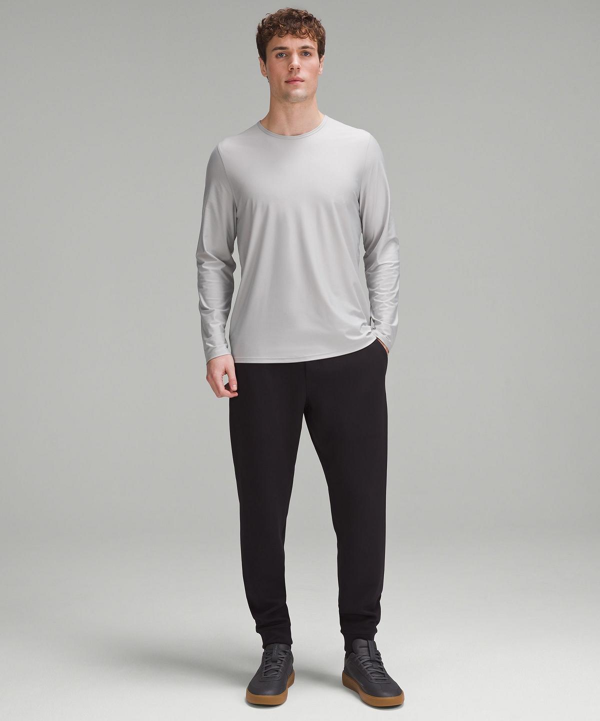 Chemise À Manches Longues Lululemon Ultra-Soft Nulu Homme Argent | FR_LuLu53925