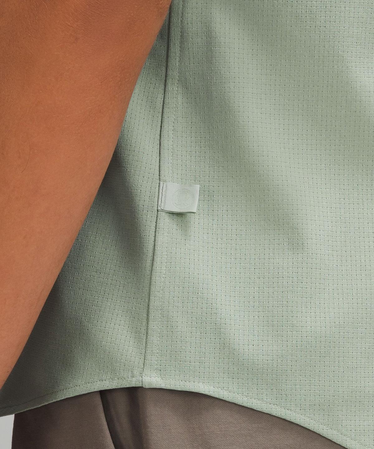 Chemises Boutonnées Lululemon Airing Easy Short-Sleeve Homme Vert | FR_LuLu96841