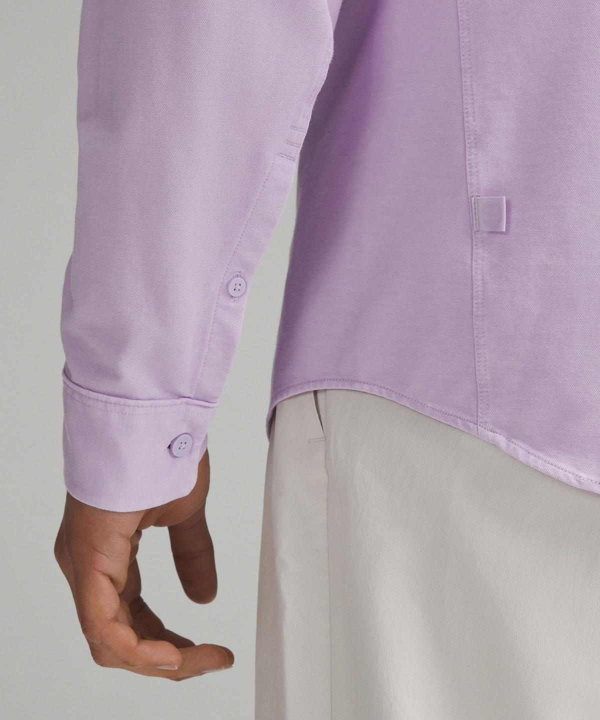 Chemises Boutonnées Lululemon Commission Long-Sleeve Homme Violette | FR_LuLu31002