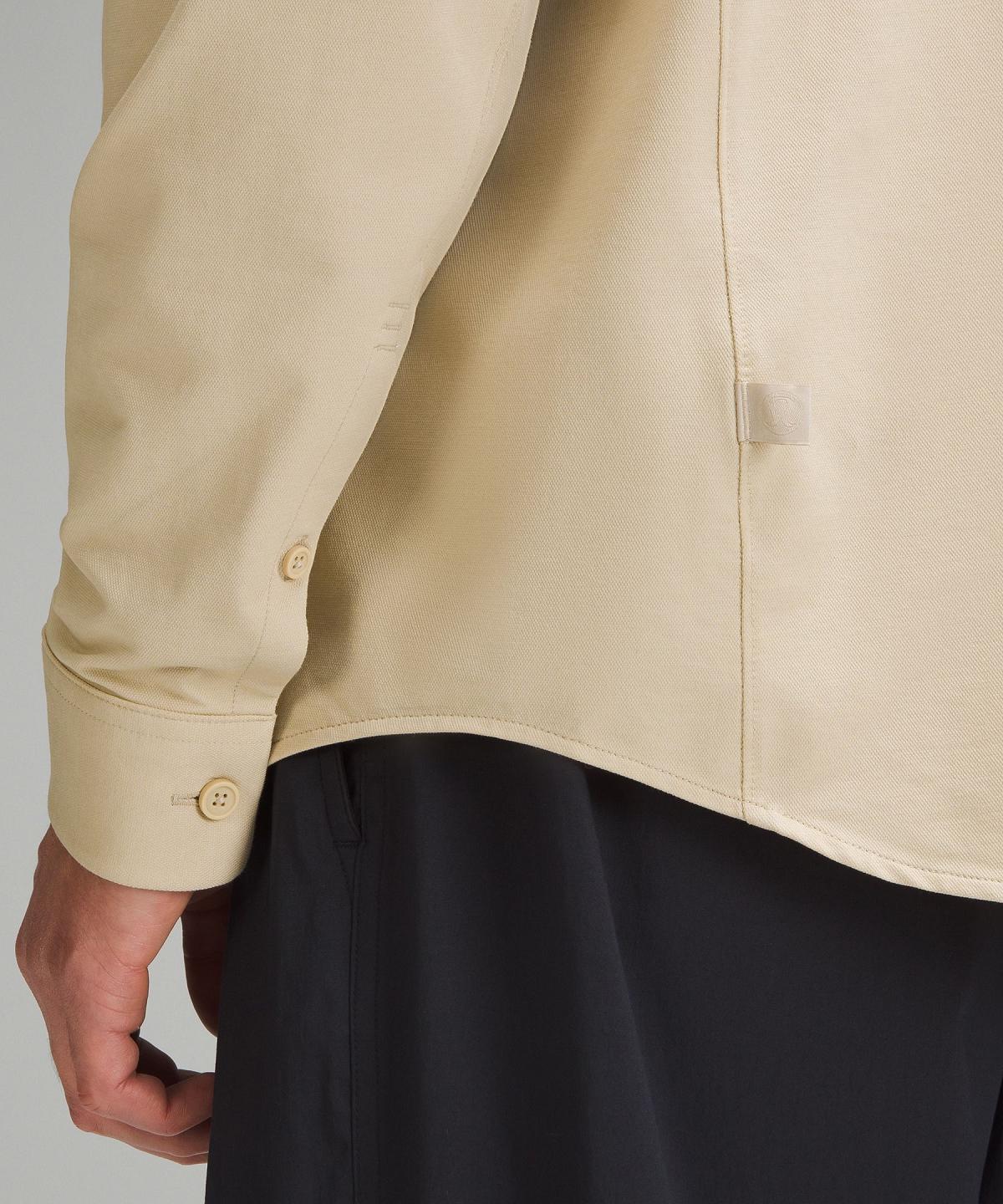 Chemises Boutonnées Lululemon Commission Long-Sleeve Homme Beige | FR_LuLu93450