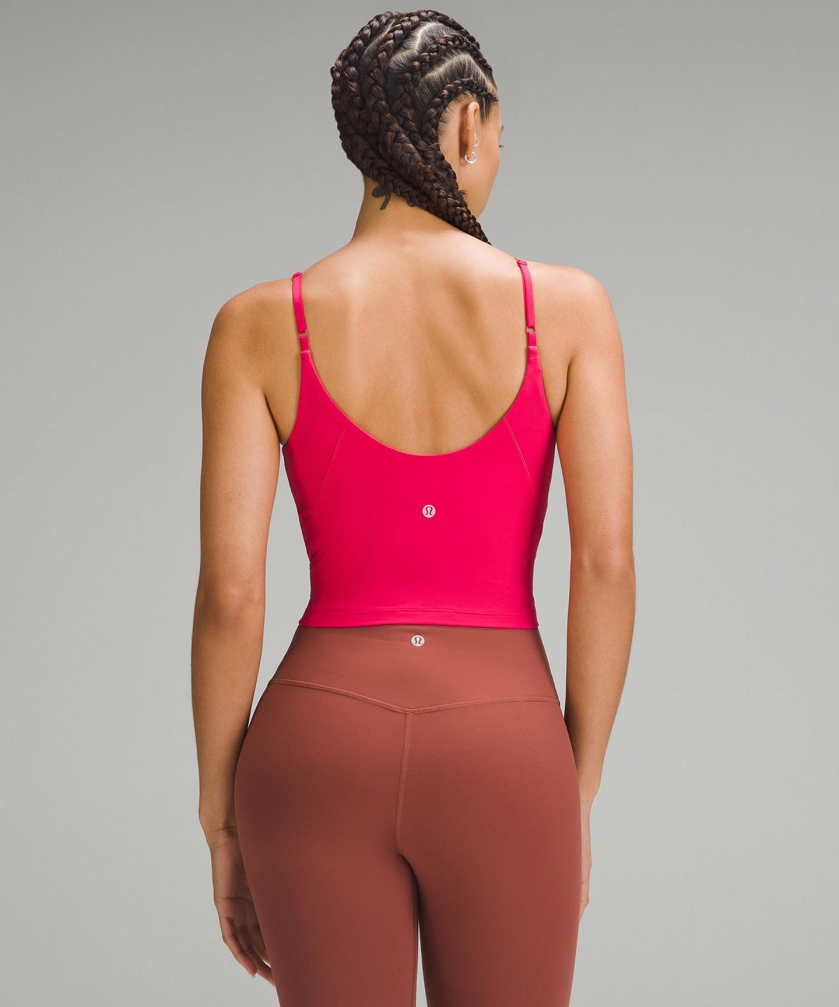 Chemises Lululemon Align™ Cropped Cami Femme Rose | FR_LuLu44442