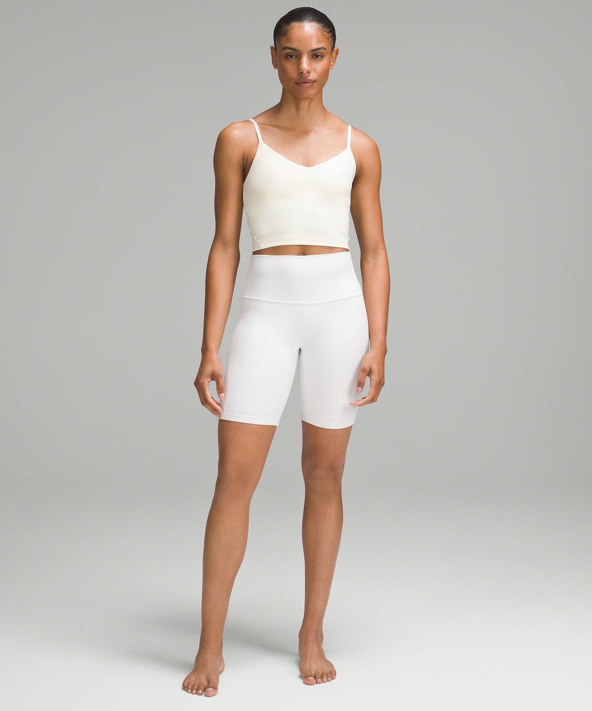 Chemises Lululemon Align™ Cropped Cami Femme Blanche | FR_LuLu80032