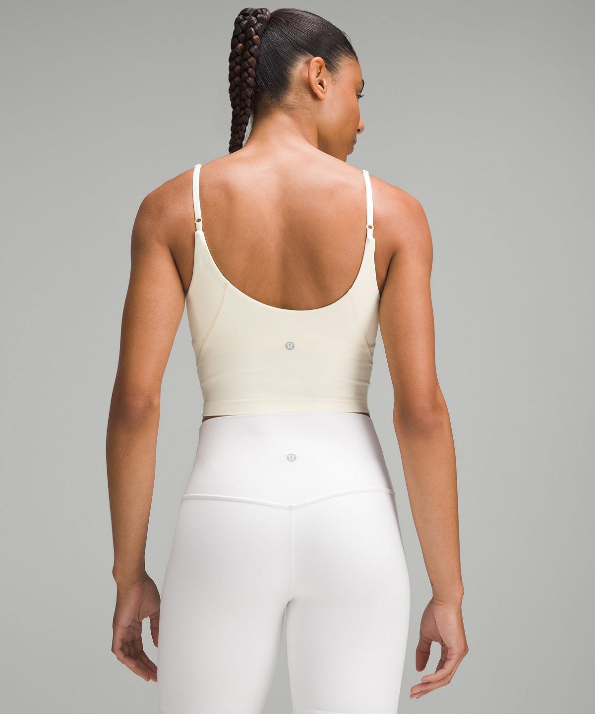 Chemises Lululemon Align™ Cropped Cami Femme Blanche | FR_LuLu80032