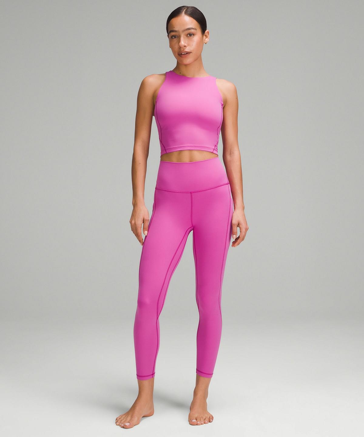 Chemises Lululemon Align™ High-Neck Femme Rose | FR_LuLu13664