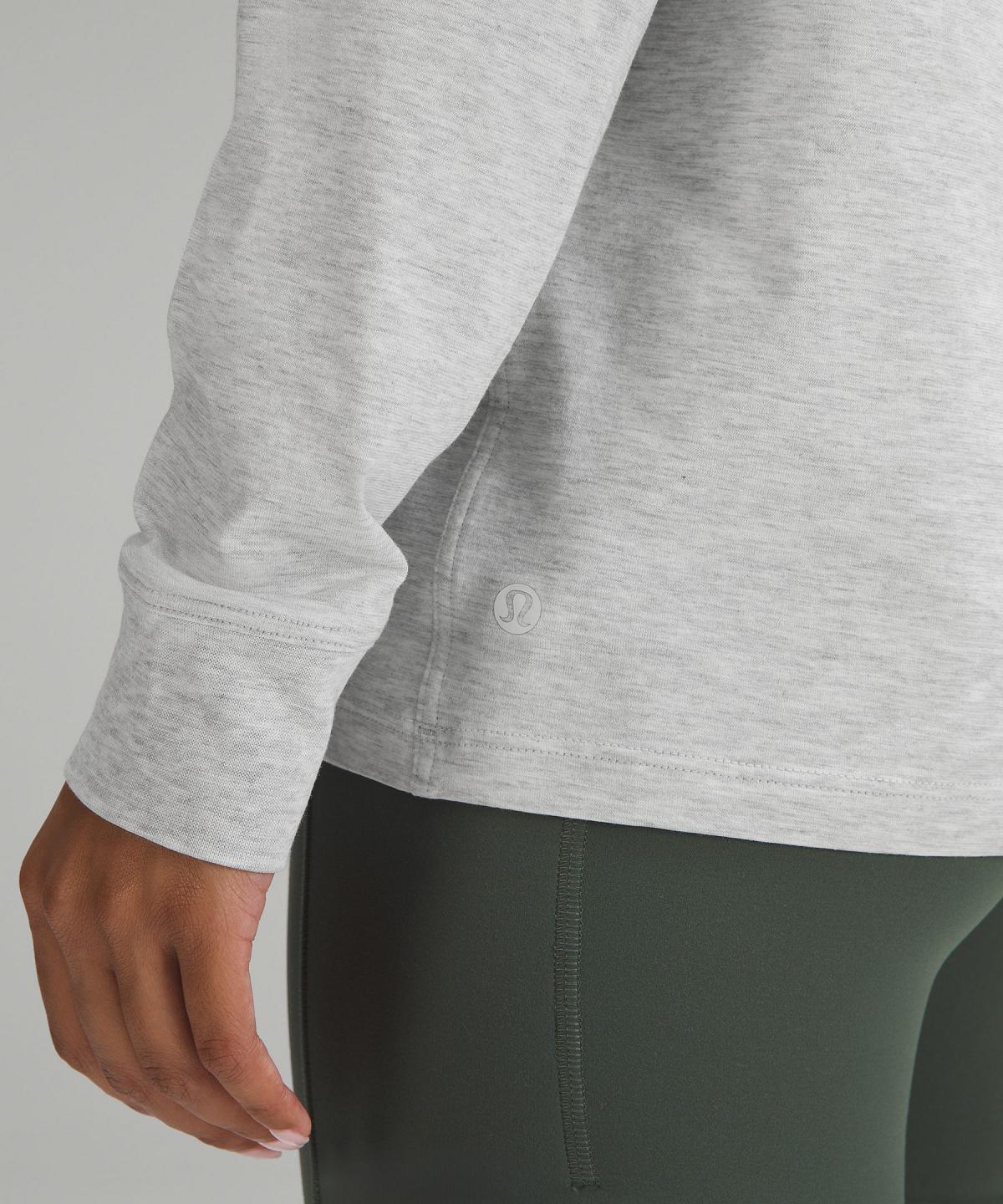 Chemises Lululemon All Yours Long-Sleeve Femme Grise Clair | FR_LuLu53077