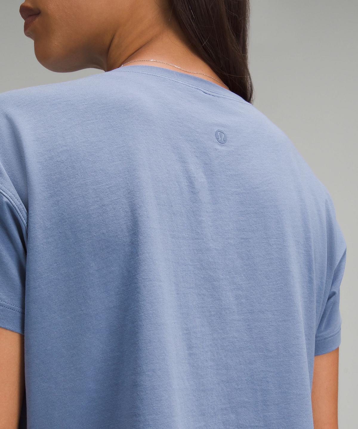 Chemises Lululemon Cates T-Shirt Femme Bleu | FR_LuLu63218