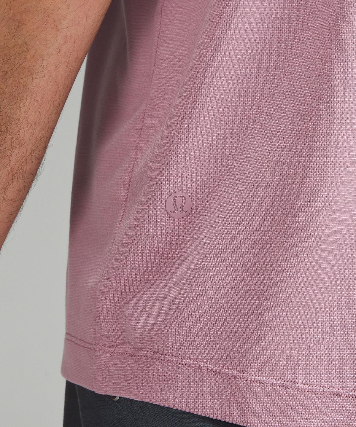 Chemises Lululemon Evolution Short-Sleeve Polo Homme Rose Rose | FR_LuLu42274