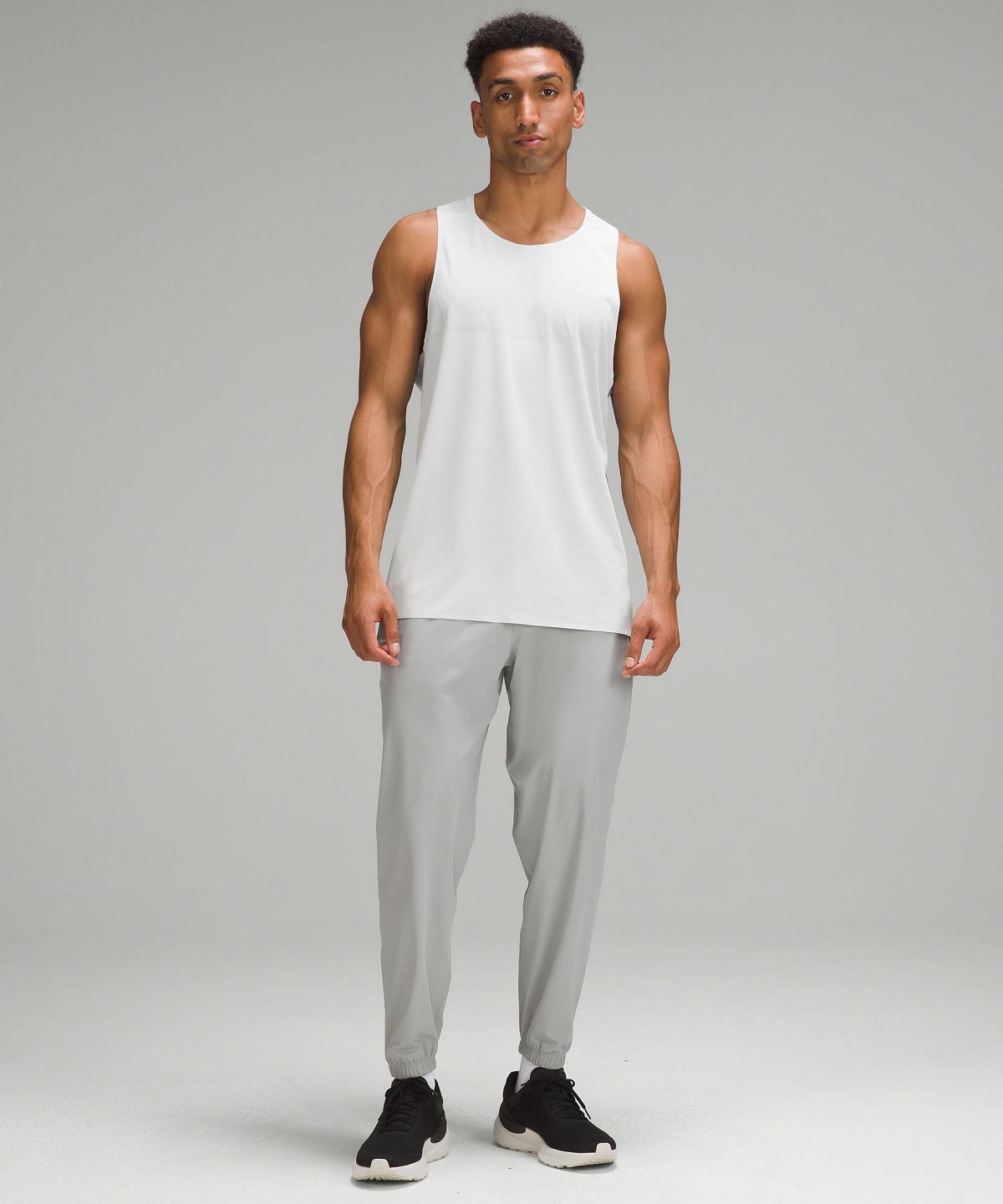 Chemises Lululemon Fast and Free Singlet Homme Blanche | FR_LuLu50023