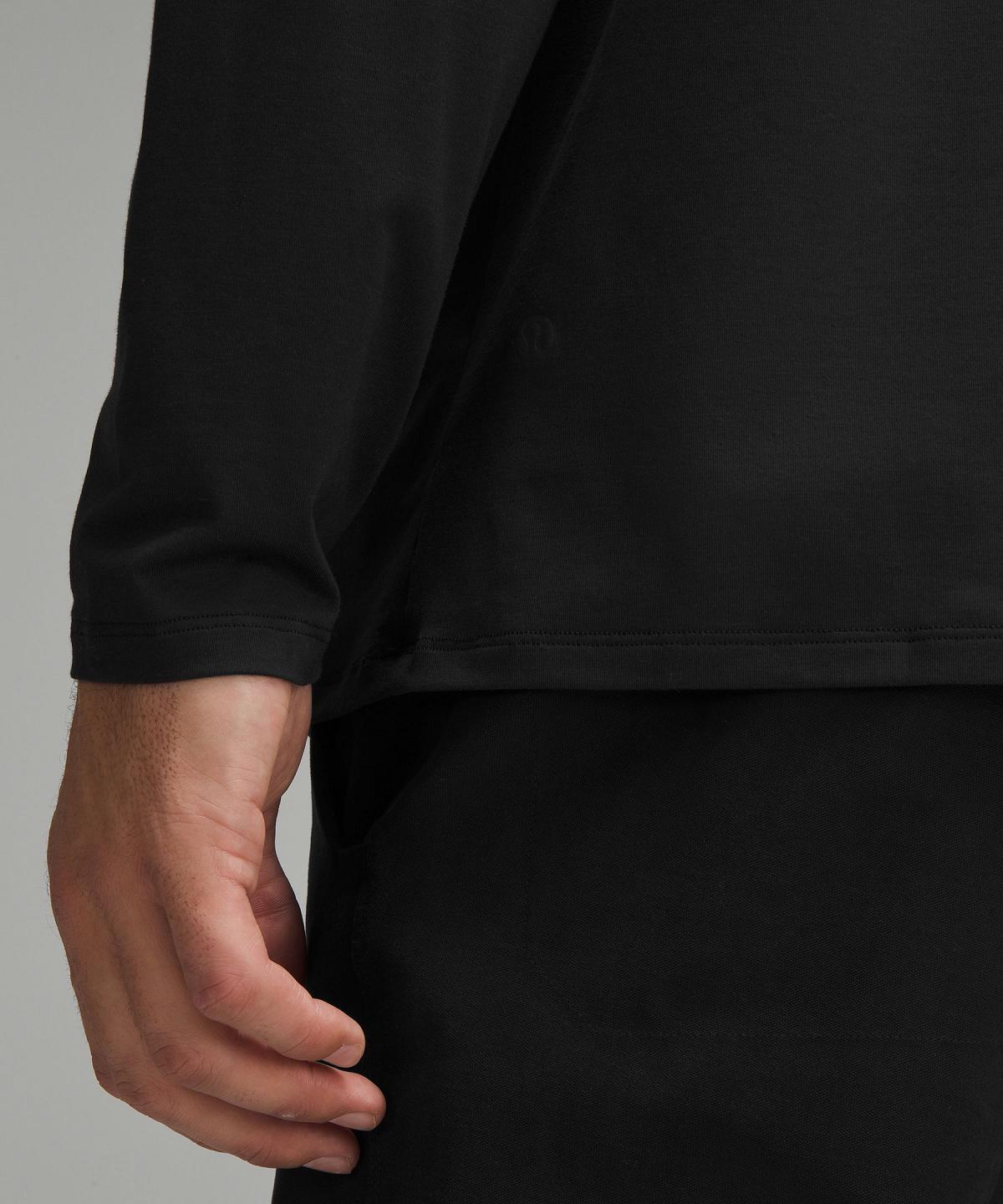 Chemises Lululemon Fundamental Long-Sleeve Homme Noir | FR_LuLu77058