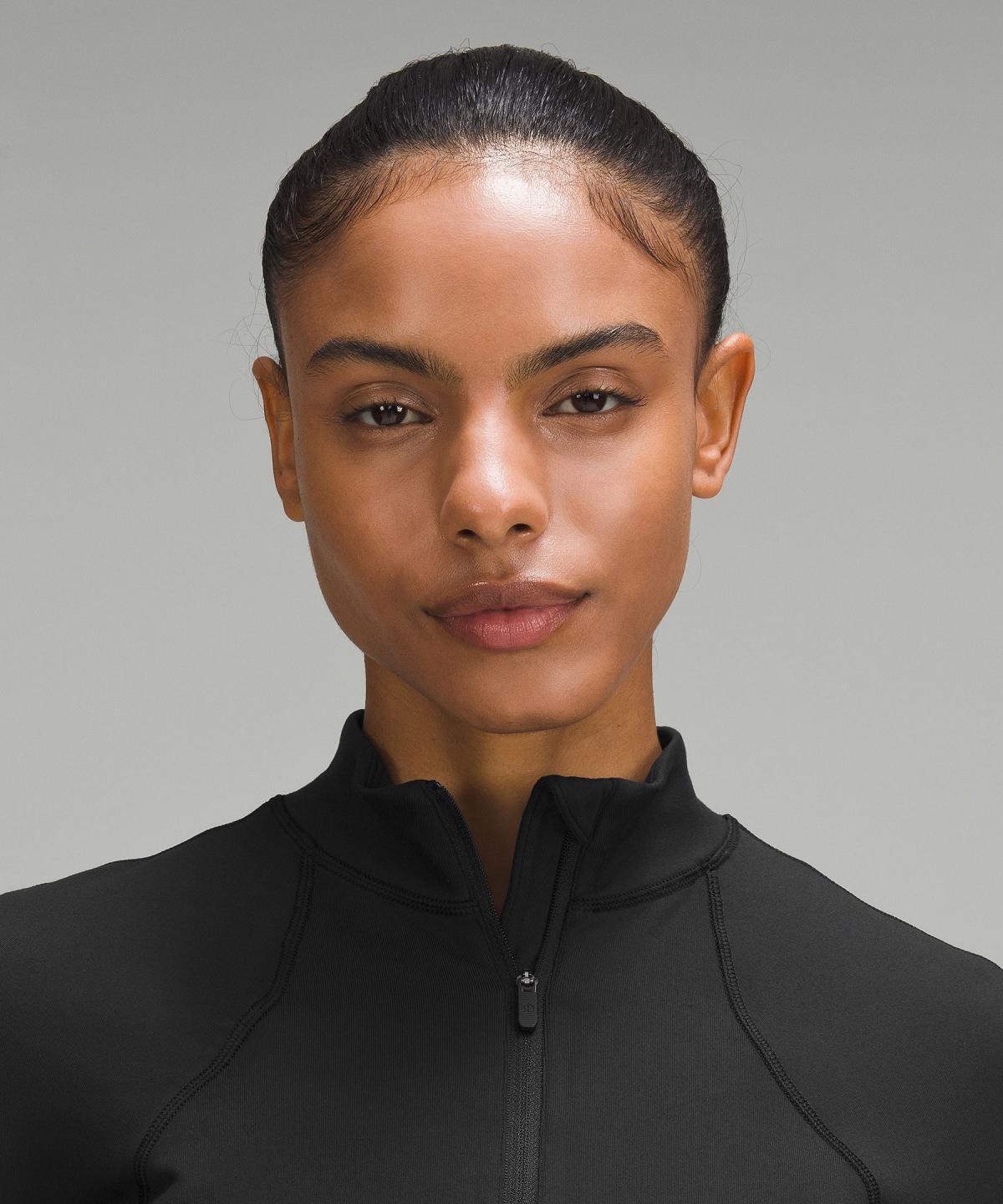 Chemises Lululemon It's Rulu Half Zip Femme Noir | FR_LuLu82833