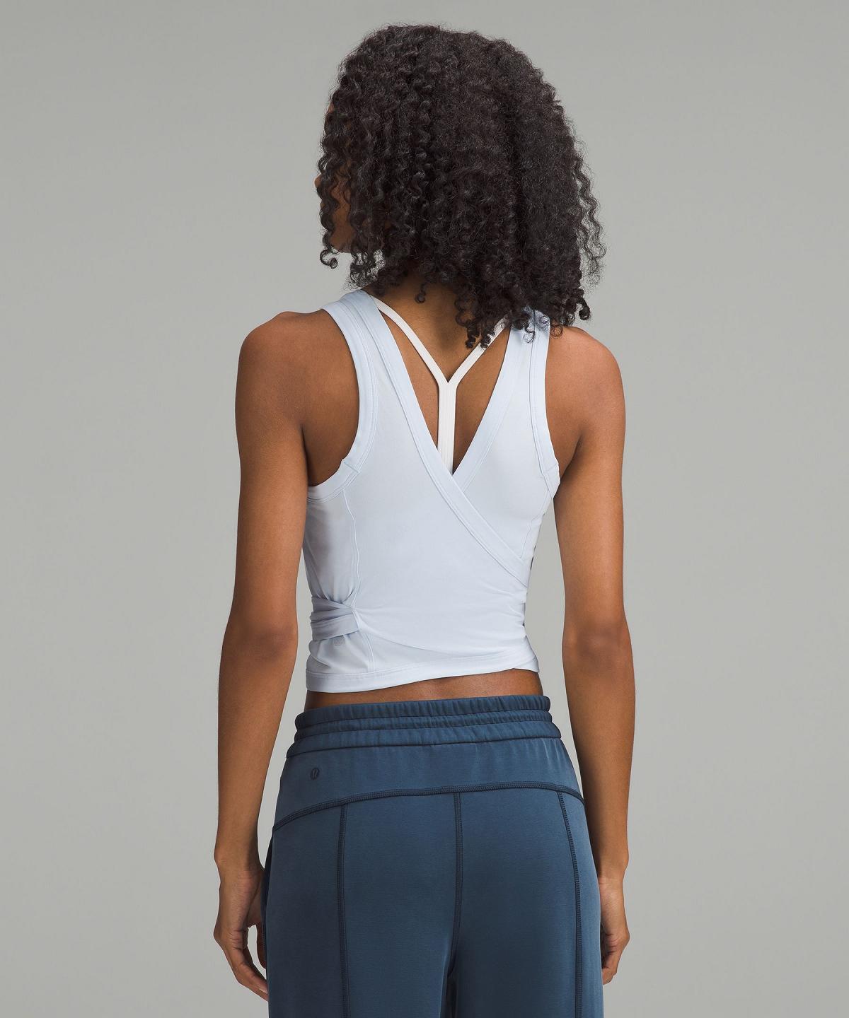 Chemises Lululemon It's a Tie Femme Blanche | FR_LuLu82276