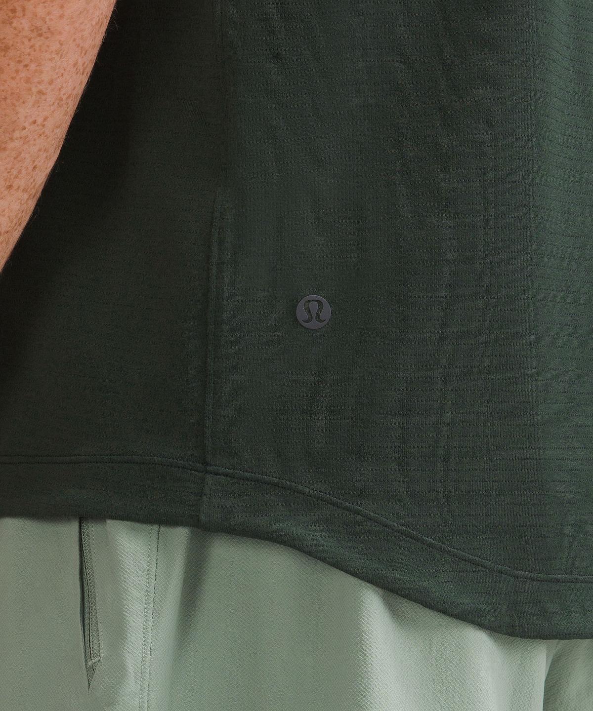 Chemises Lululemon License to Train Short-Sleeve Homme Vert | FR_LuLu80515