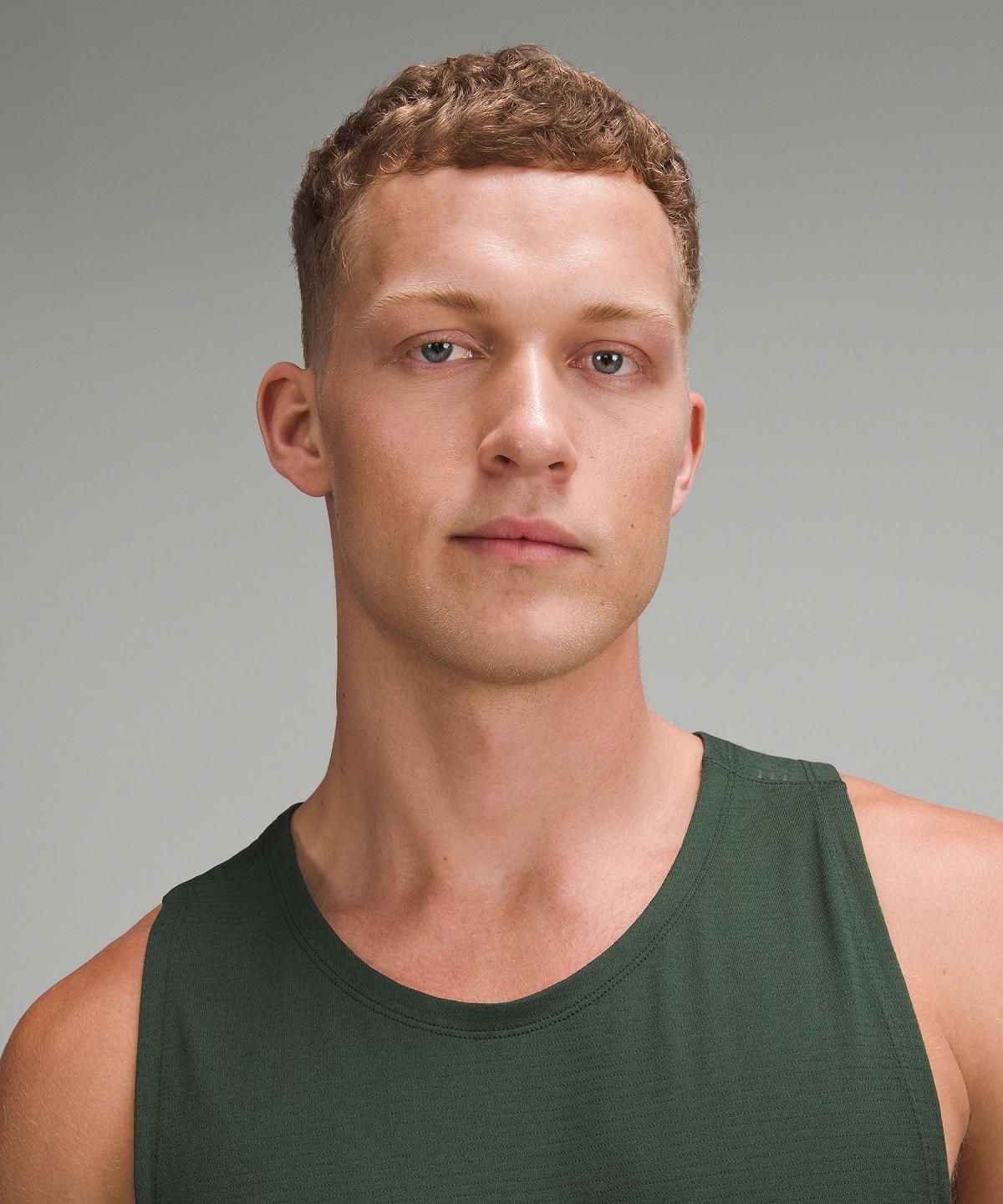 Chemises Lululemon License to Train Tank Top Homme Vert | FR_LuLu33698