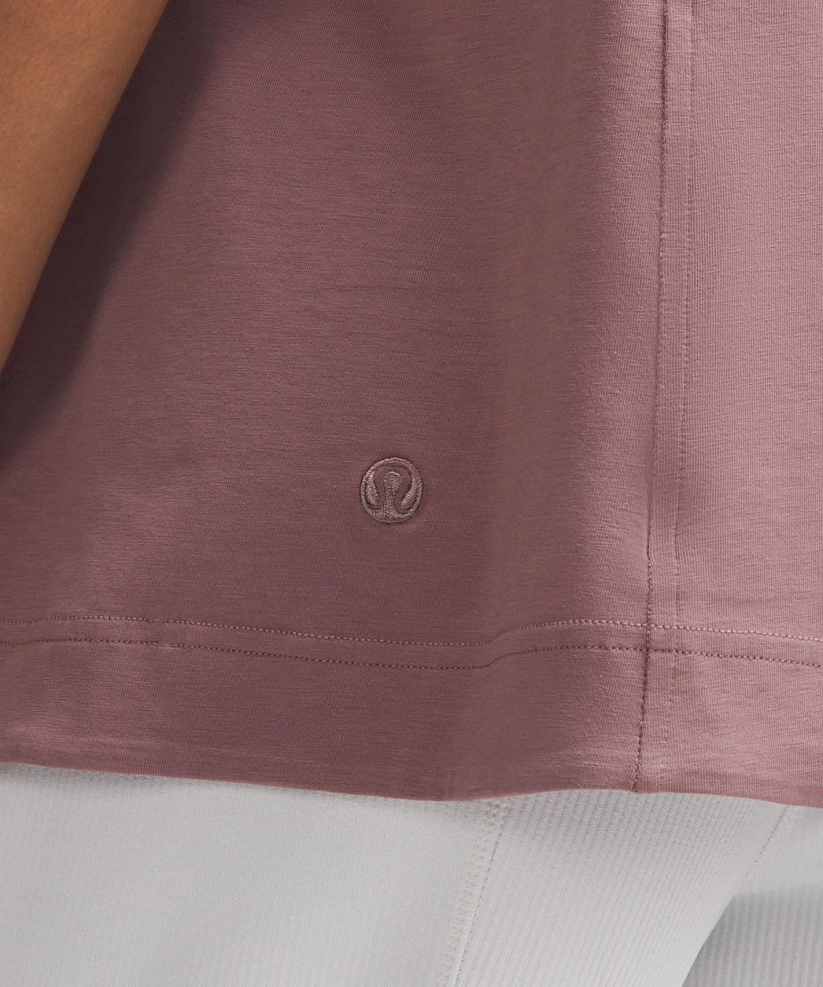 Chemises Lululemon Long Cotton Crewneck Femme Violette | FR_LuLu32056