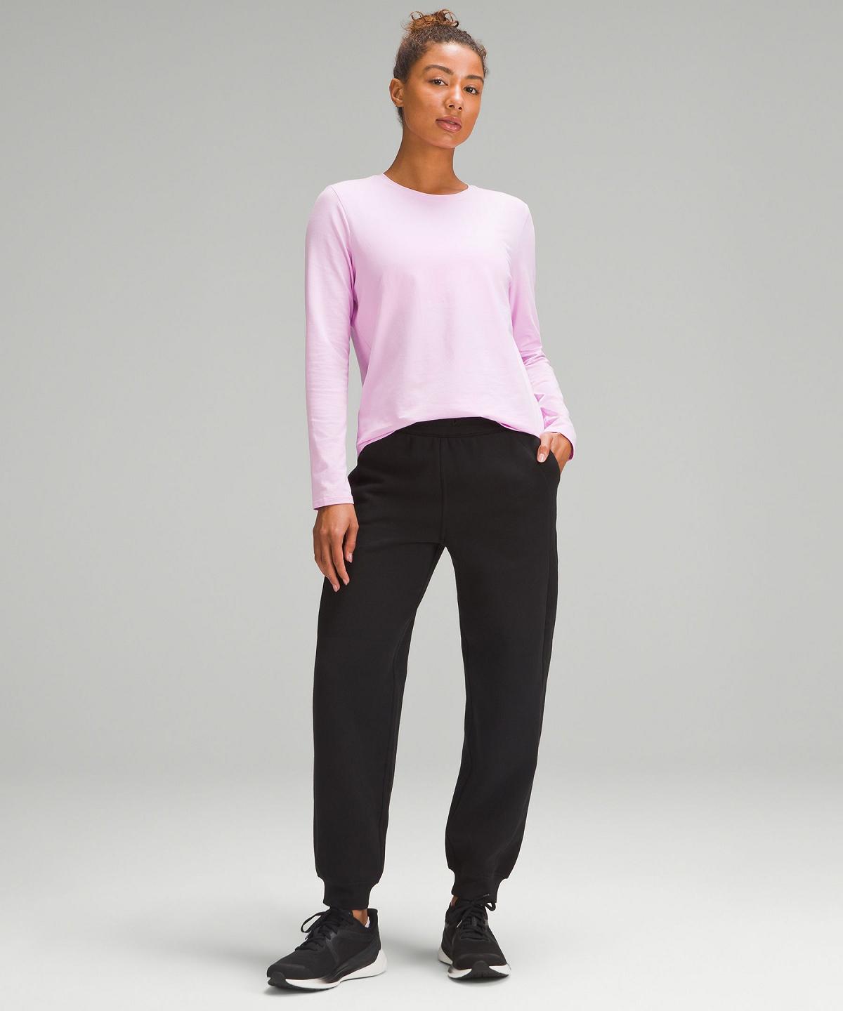 Chemises Lululemon Love Long-Sleeve Femme Rose | FR_LuLu73249