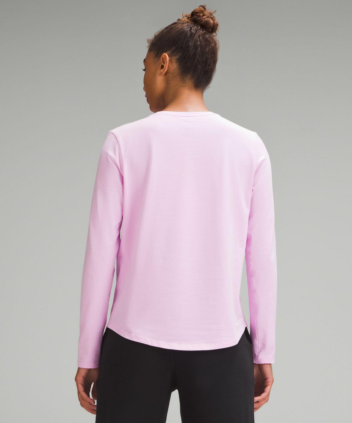 Chemises Lululemon Love Long-Sleeve Femme Rose | FR_LuLu73249