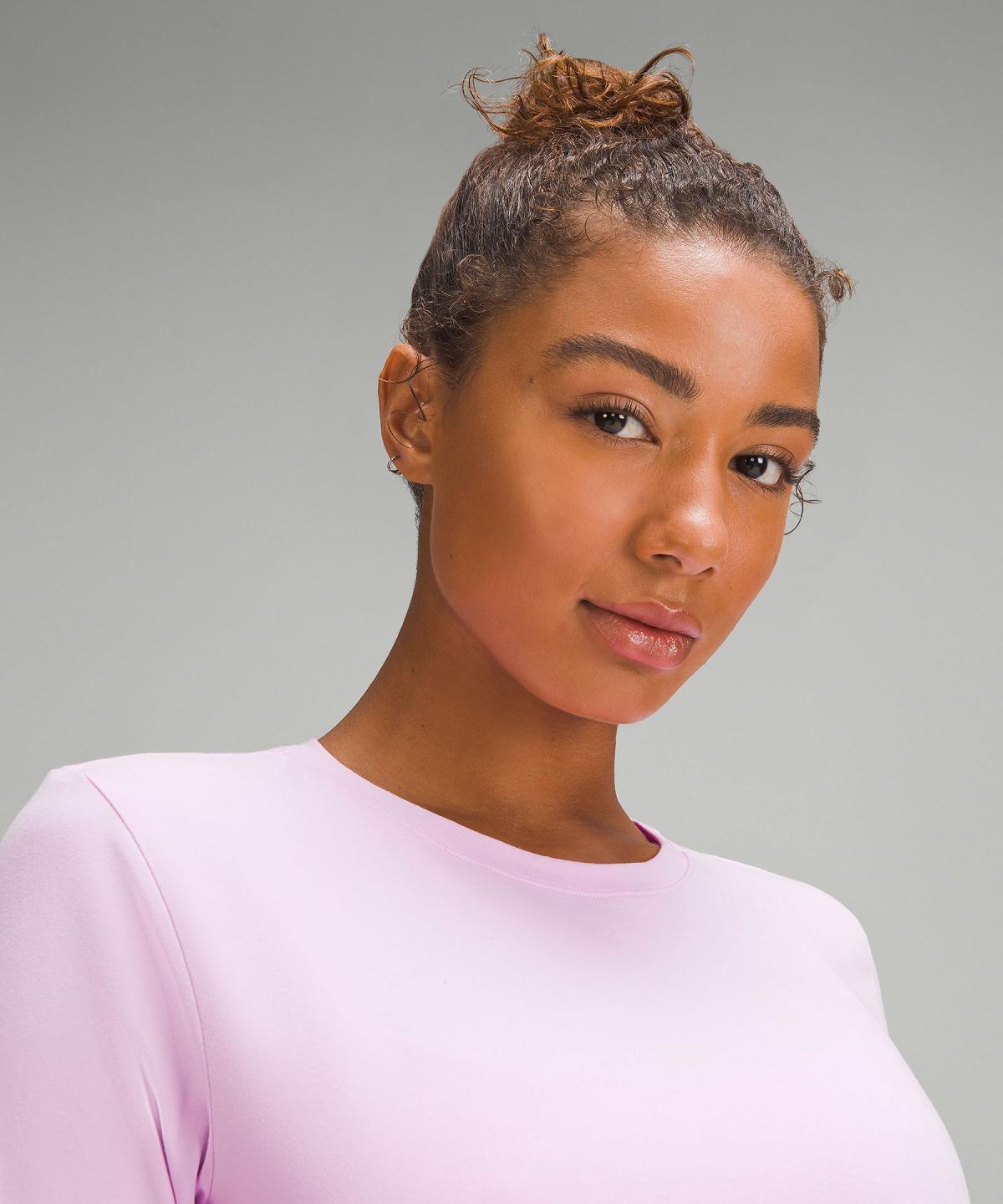 Chemises Lululemon Love Long-Sleeve Femme Rose | FR_LuLu73249